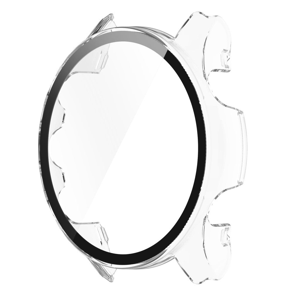 Fed Garmin Forerunner 255S Cover med Skærmbeskytter i Plastik og Hærdet Glas - Gennemsigtig#serie_2
