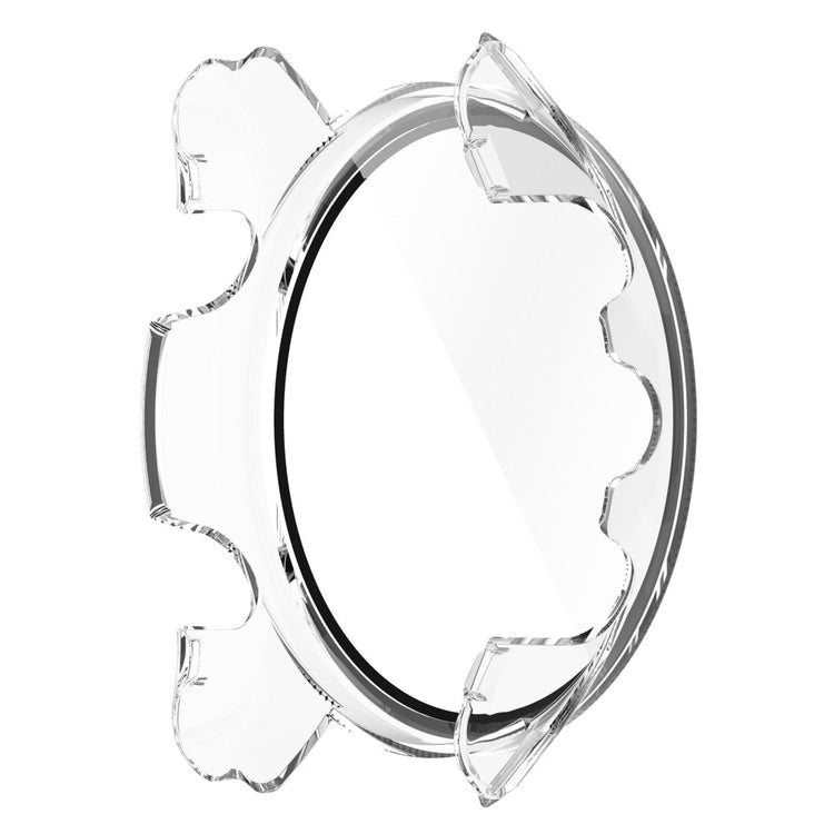 Fed Garmin Forerunner 255S Cover med Skærmbeskytter i Plastik og Hærdet Glas - Gennemsigtig#serie_2