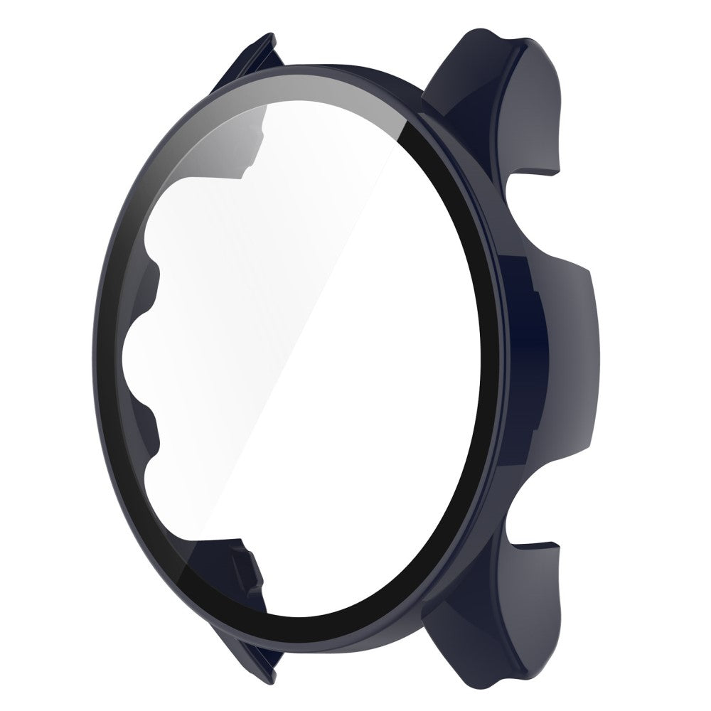 Fed Garmin Forerunner 255S Cover med Skærmbeskytter i Plastik og Hærdet Glas - Blå#serie_3