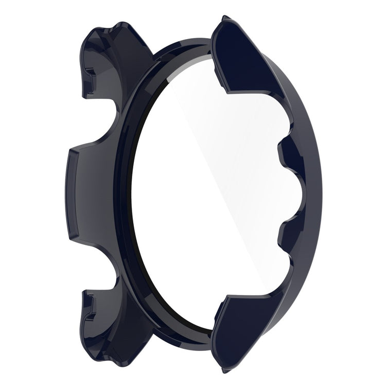 Fed Garmin Forerunner 255S Cover med Skærmbeskytter i Plastik og Hærdet Glas - Blå#serie_3