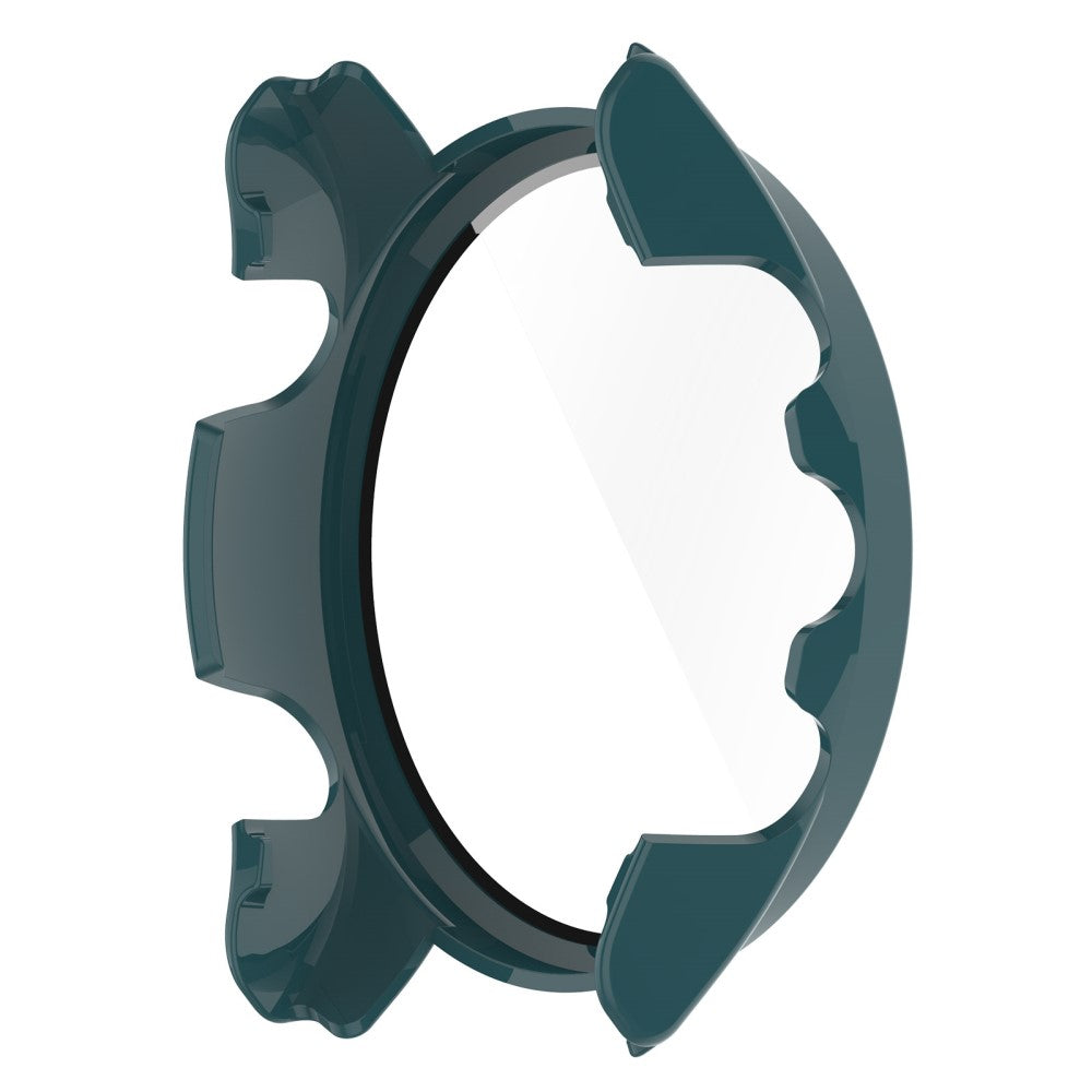 Fed Garmin Forerunner 255S Cover med Skærmbeskytter i Plastik og Hærdet Glas - Grøn#serie_4