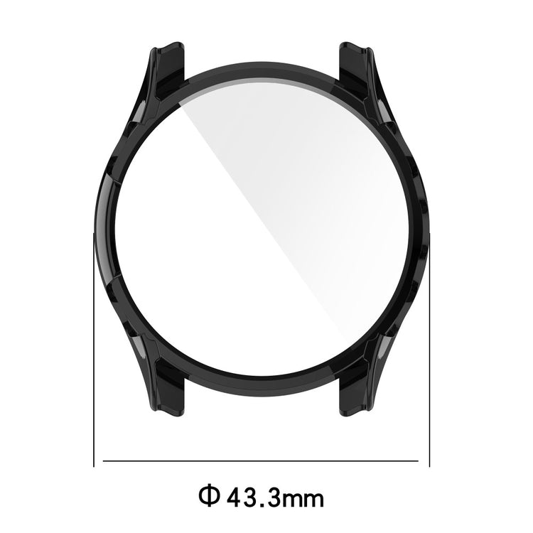 Fed Garmin Forerunner 255S Cover med Skærmbeskytter i Plastik og Hærdet Glas - Grøn#serie_4