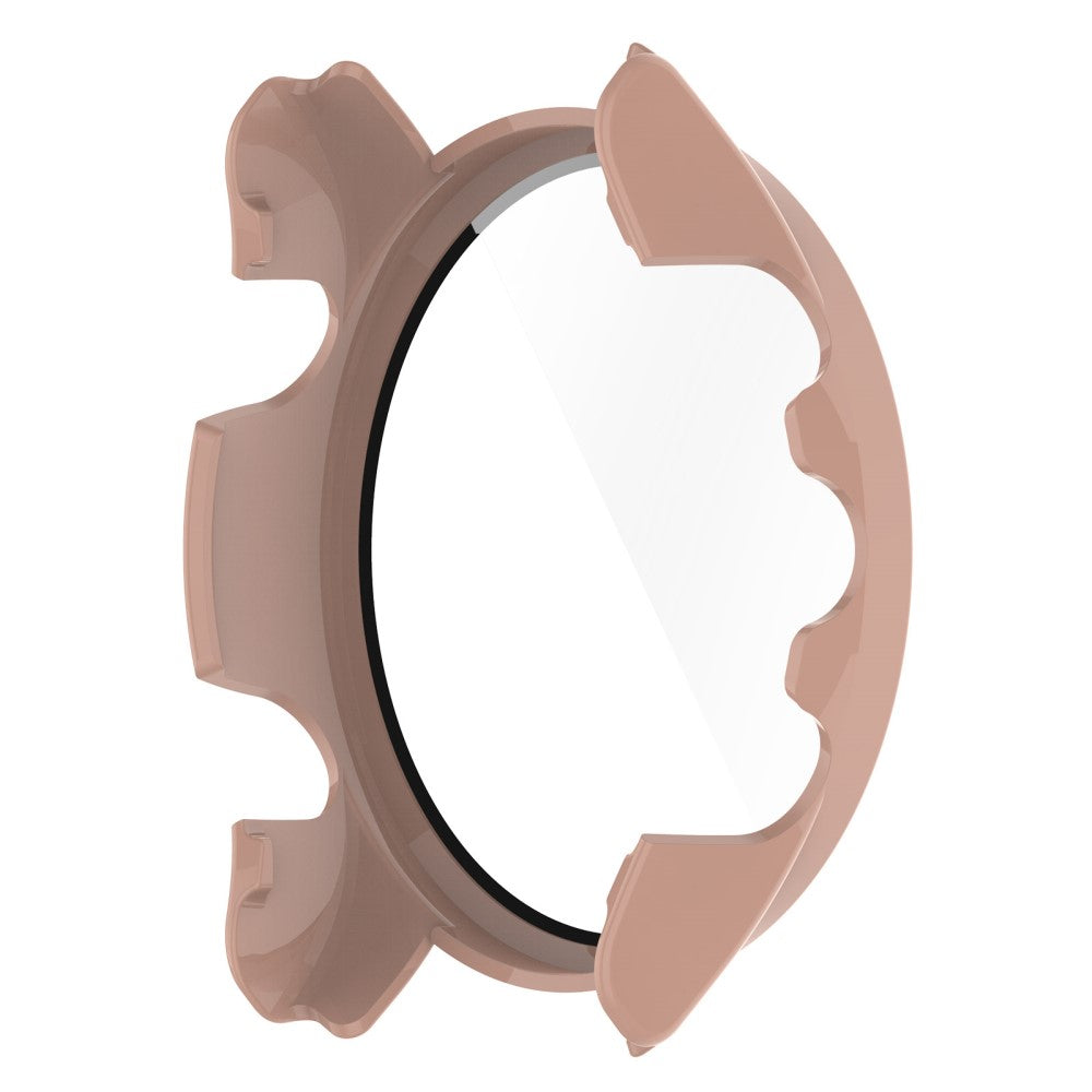 Fed Garmin Forerunner 255S Cover med Skærmbeskytter i Plastik og Hærdet Glas - Pink#serie_6