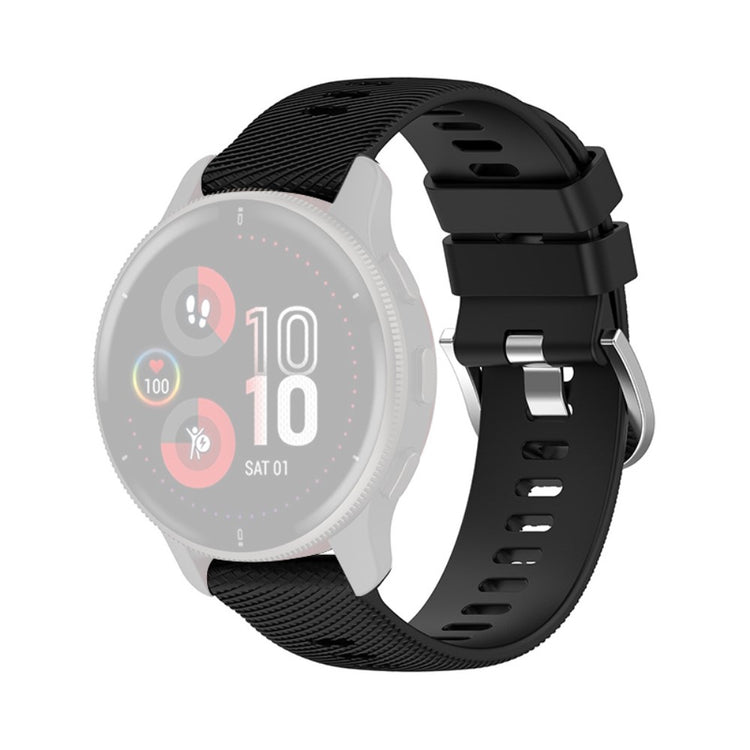 Rigtigt smuk Universal Garmin Silikone Rem - Sort#serie_11