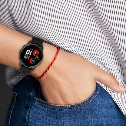 Rigtigt smuk Universal Garmin Silikone Rem - Sølv#serie_2