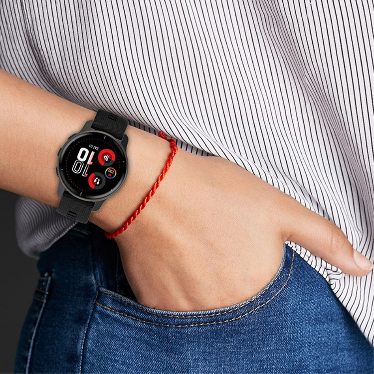 Rigtigt smuk Universal Garmin Silikone Rem - Sølv#serie_2