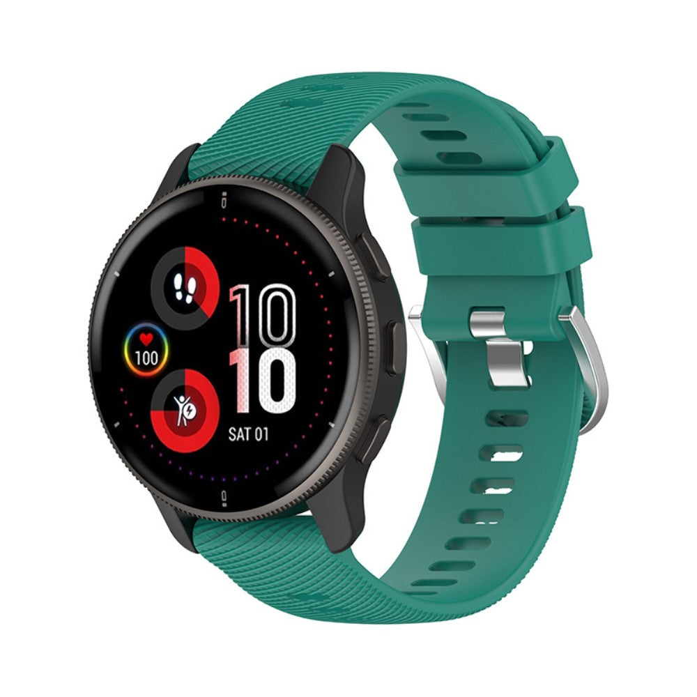 Rigtigt smuk Universal Garmin Silikone Rem - Grøn#serie_4