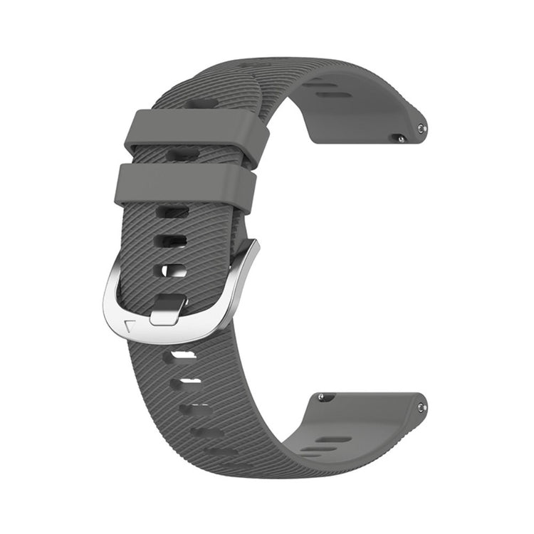 Rigtigt smuk Universal Garmin Silikone Rem - Sølv#serie_5