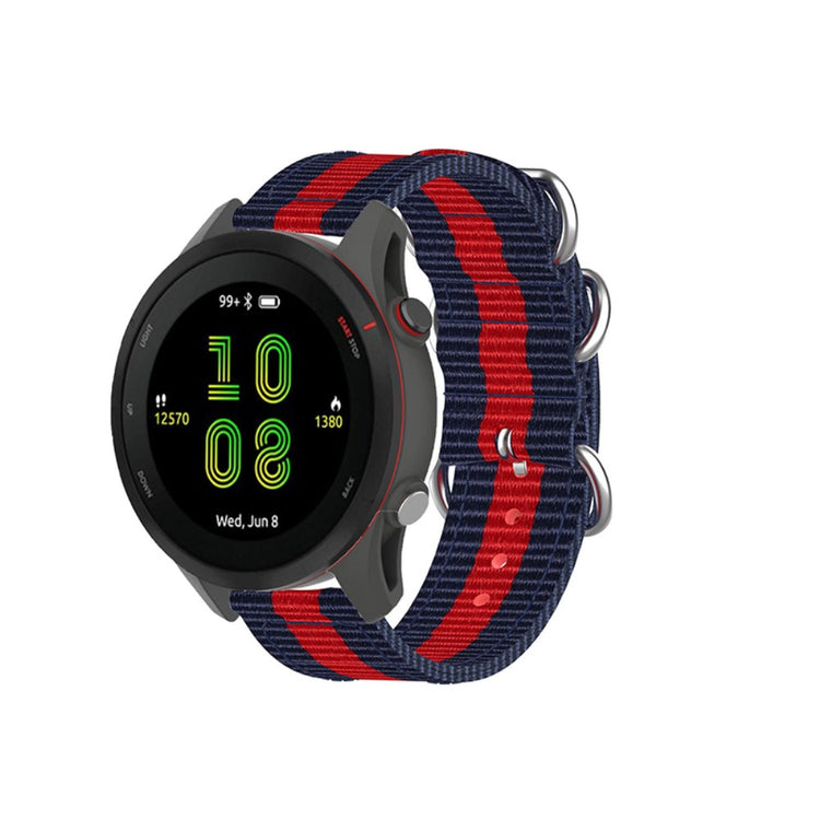 Meget kønt Garmin Forerunner 255 Nylon Rem - Flerfarvet#serie_8