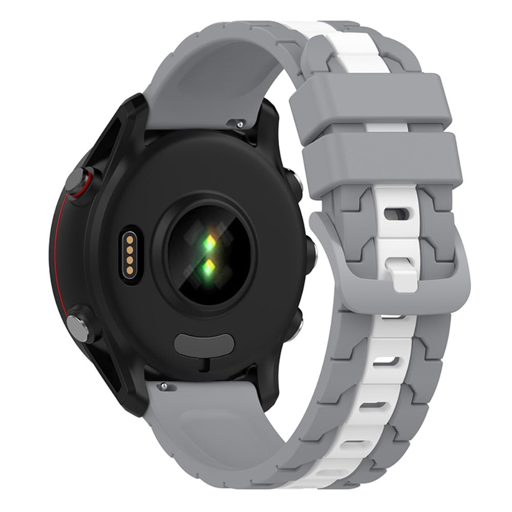  Garmin Forerunner 255 / Garmin Vivoactive HR Silikone Urrem - Sølv#serie_8