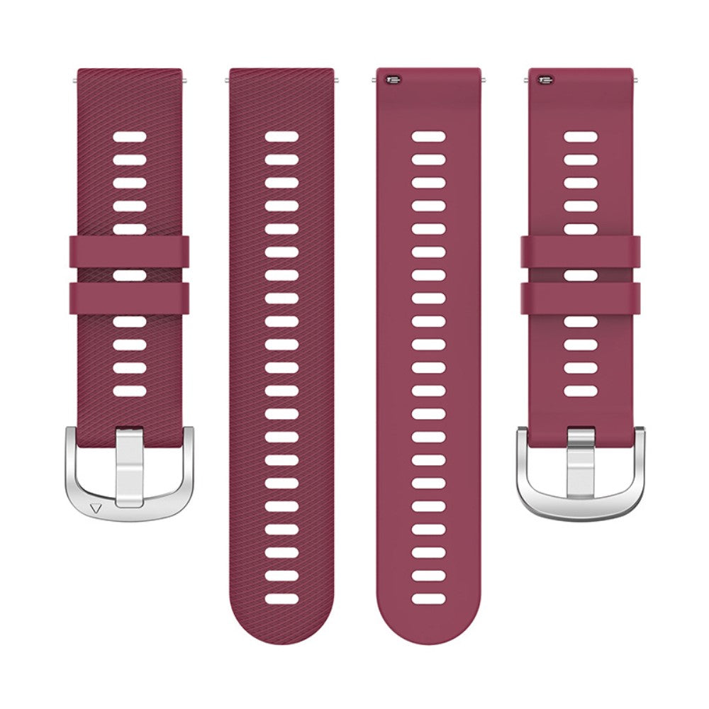 Meget slidstærk Universal Garmin Silikone Rem - Rød#serie_9