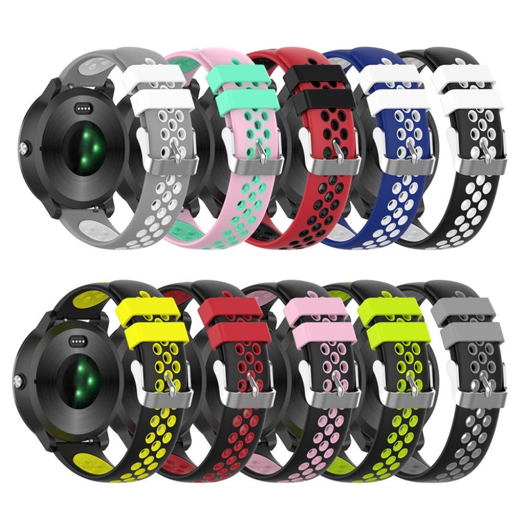 Meget smuk Garmin Vivoactive 3 Silikone Rem - Sort#serie_1