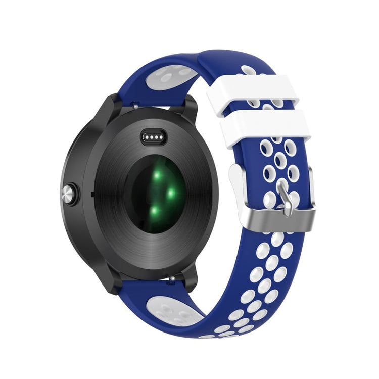 Meget smuk Garmin Vivoactive 3 Silikone Rem - Blå#serie_10