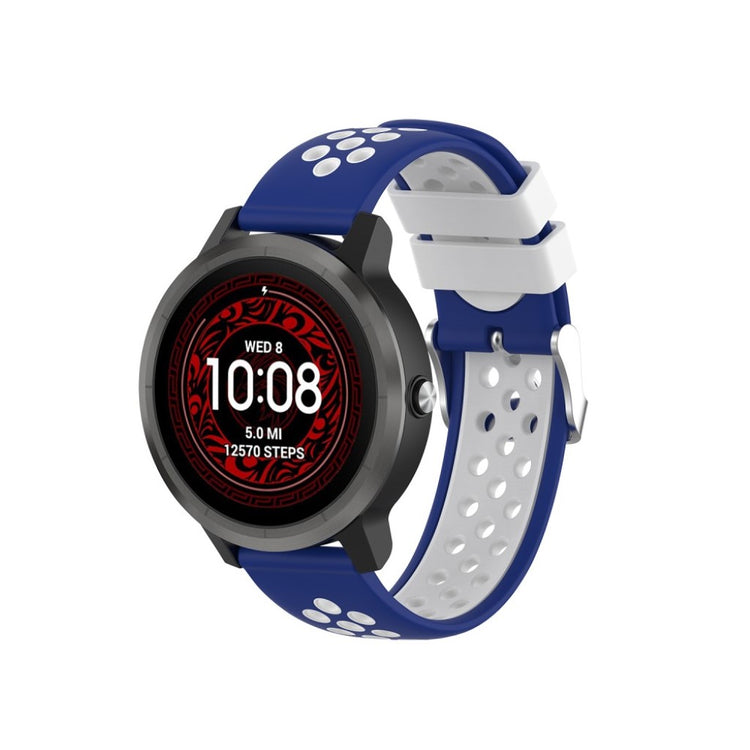 Meget smuk Garmin Vivoactive 3 Silikone Rem - Blå#serie_10