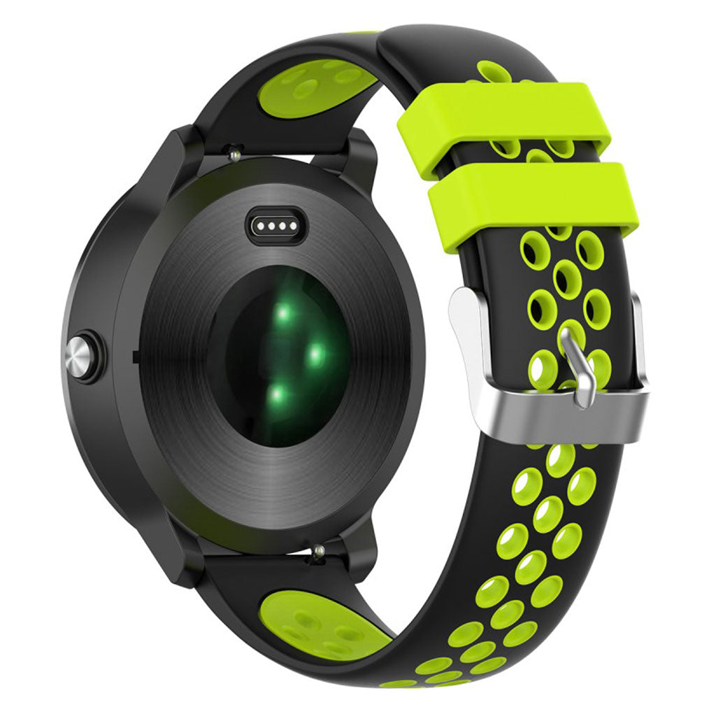 Meget smuk Garmin Vivoactive 3 Silikone Rem - Sort#serie_1