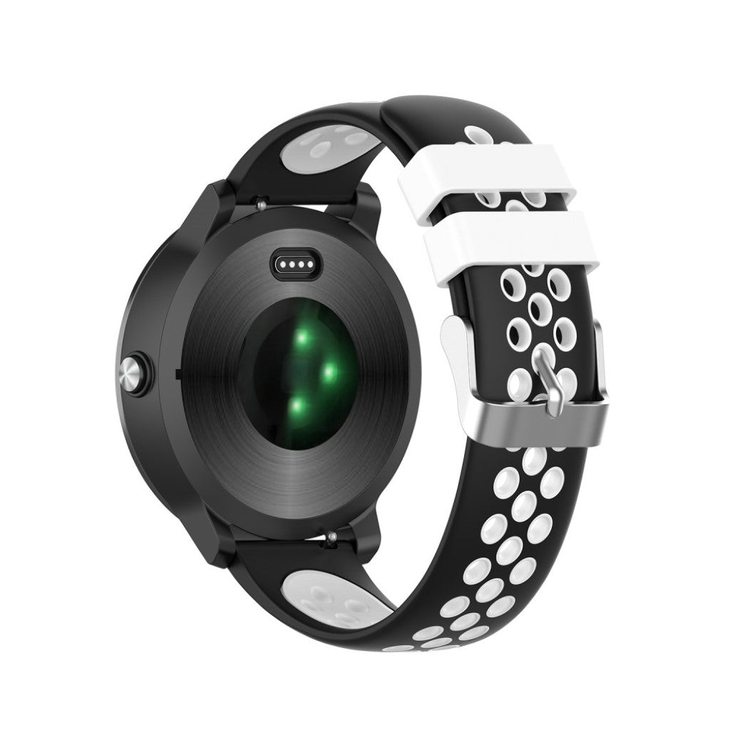 Meget smuk Garmin Vivoactive 3 Silikone Rem - Sort#serie_2