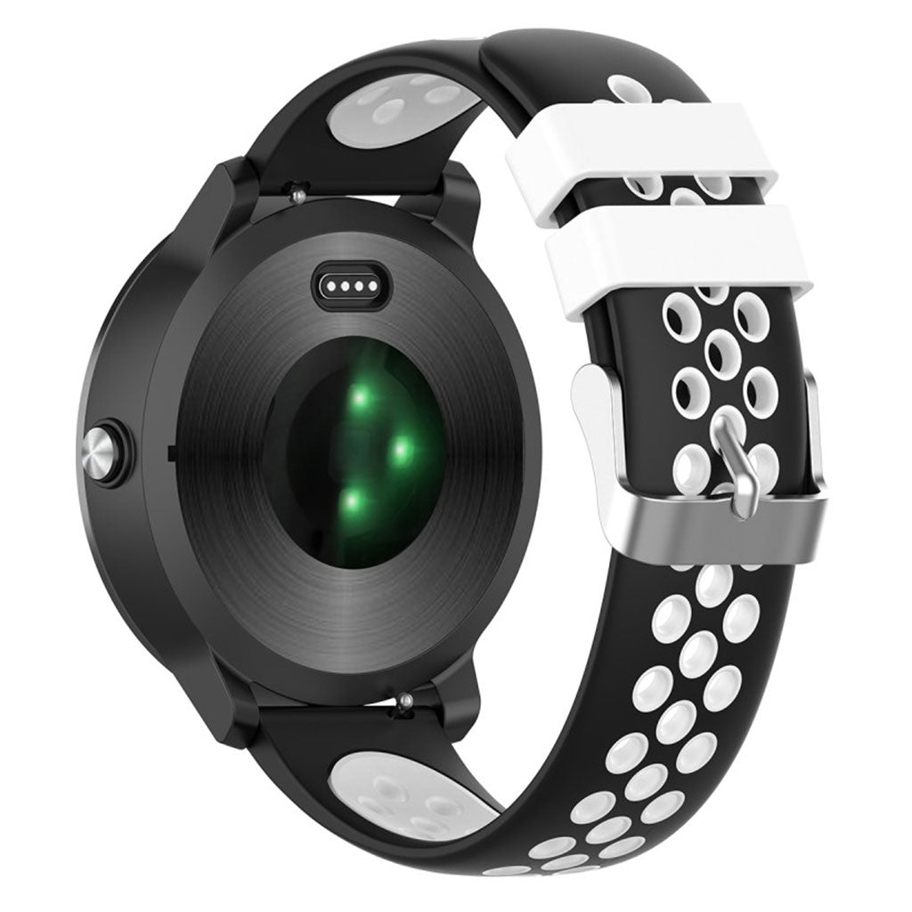 Meget smuk Garmin Vivoactive 3 Silikone Rem - Sort#serie_2