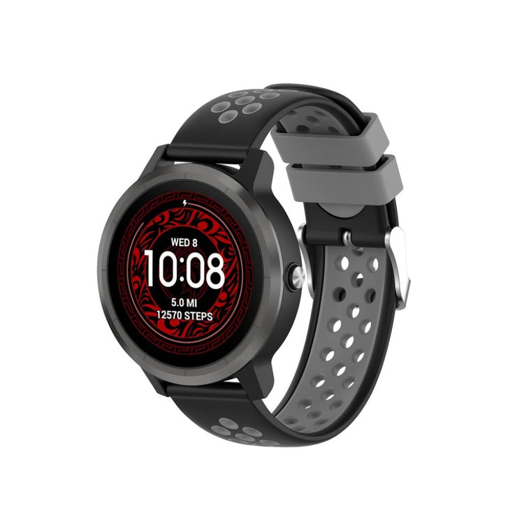 Meget smuk Garmin Vivoactive 3 Silikone Rem - Sort#serie_3