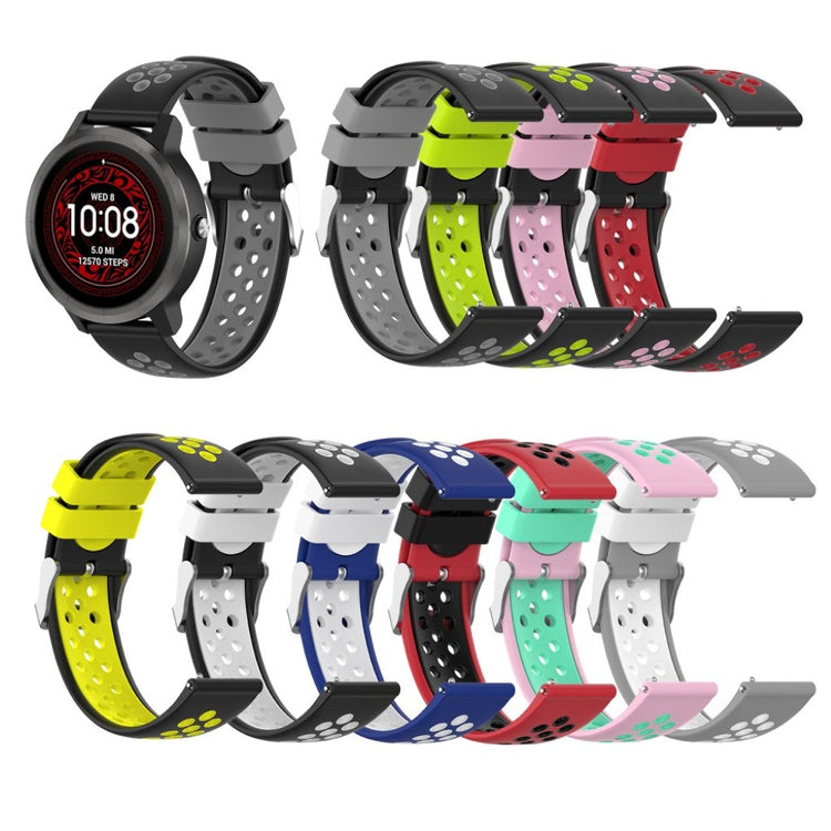 Meget smuk Garmin Vivoactive 3 Silikone Rem - Sort#serie_3