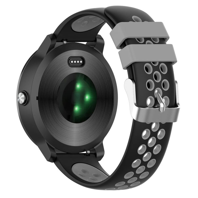 Meget smuk Garmin Vivoactive 3 Silikone Rem - Sort#serie_3