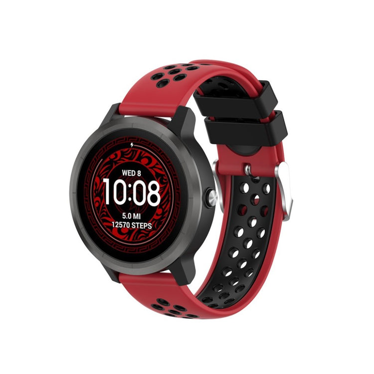 Meget smuk Garmin Vivoactive 3 Silikone Rem - Rød#serie_5