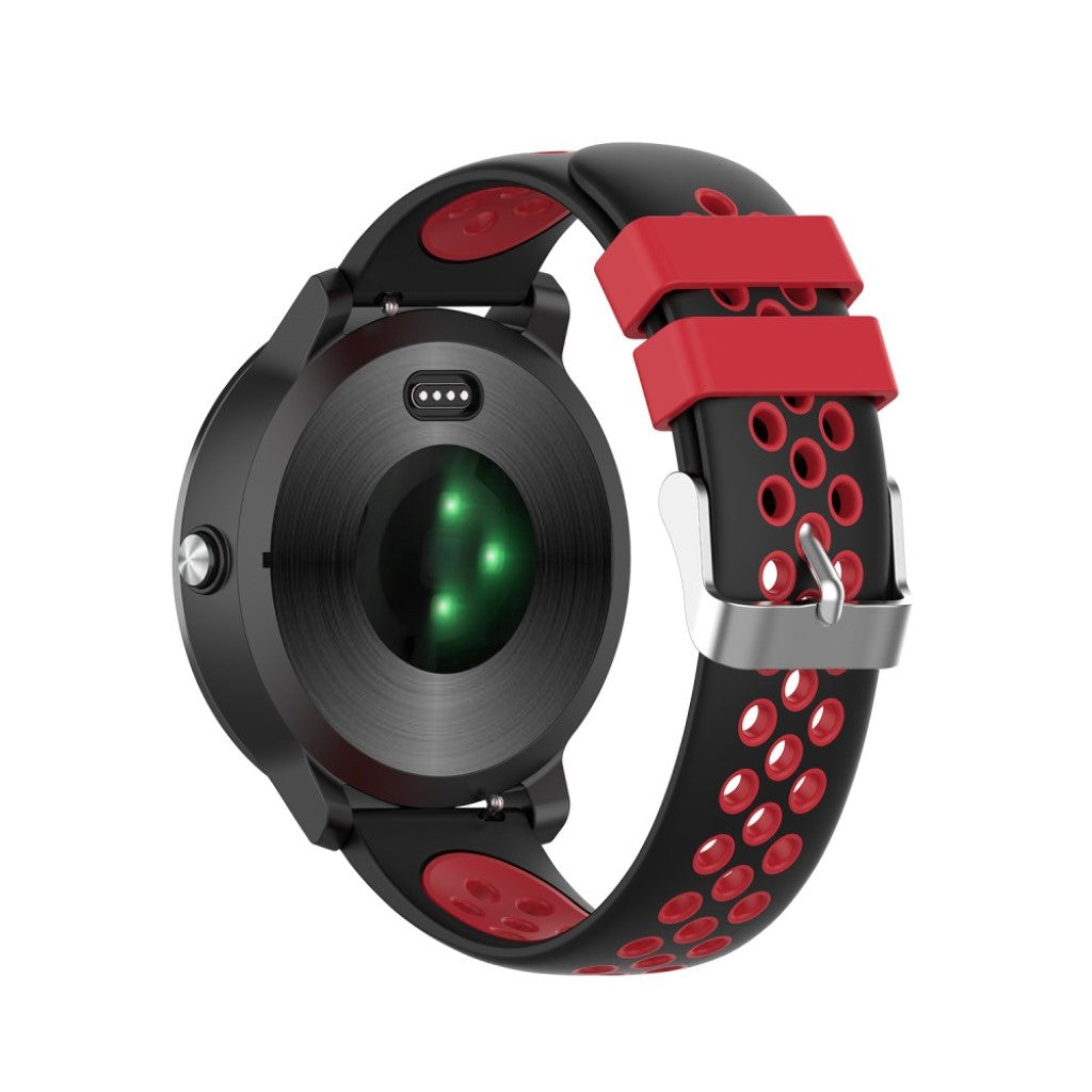 Meget smuk Garmin Vivoactive 3 Silikone Rem - Sort#serie_6