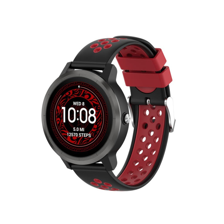 Meget smuk Garmin Vivoactive 3 Silikone Rem - Sort#serie_6