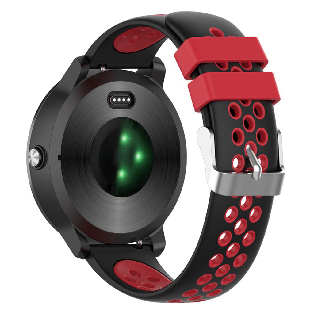 Meget smuk Garmin Vivoactive 3 Silikone Rem - Sort#serie_6