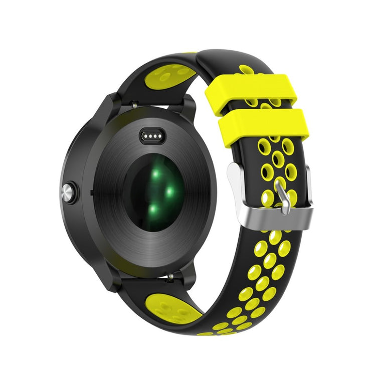 Meget smuk Garmin Vivoactive 3 Silikone Rem - Sort#serie_8