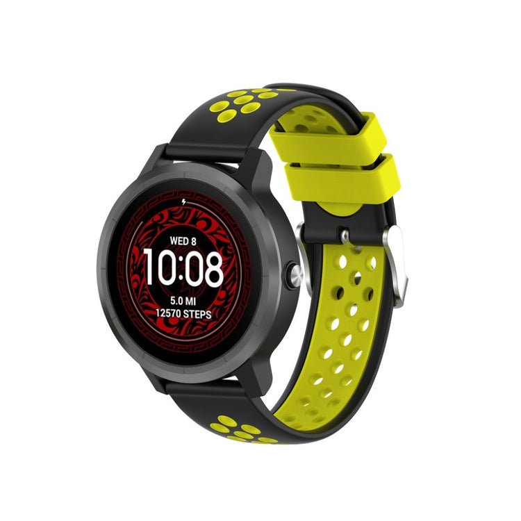 Meget smuk Garmin Vivoactive 3 Silikone Rem - Sort#serie_8