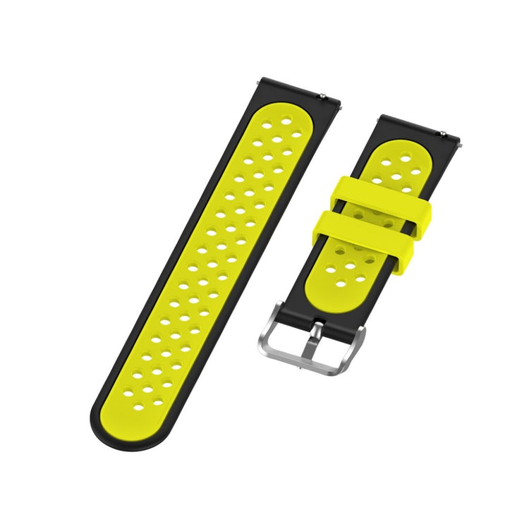 Meget smuk Garmin Vivoactive 3 Silikone Rem - Sort#serie_8