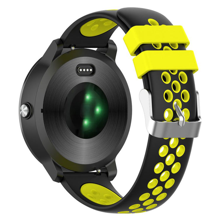 Meget smuk Garmin Vivoactive 3 Silikone Rem - Sort#serie_8