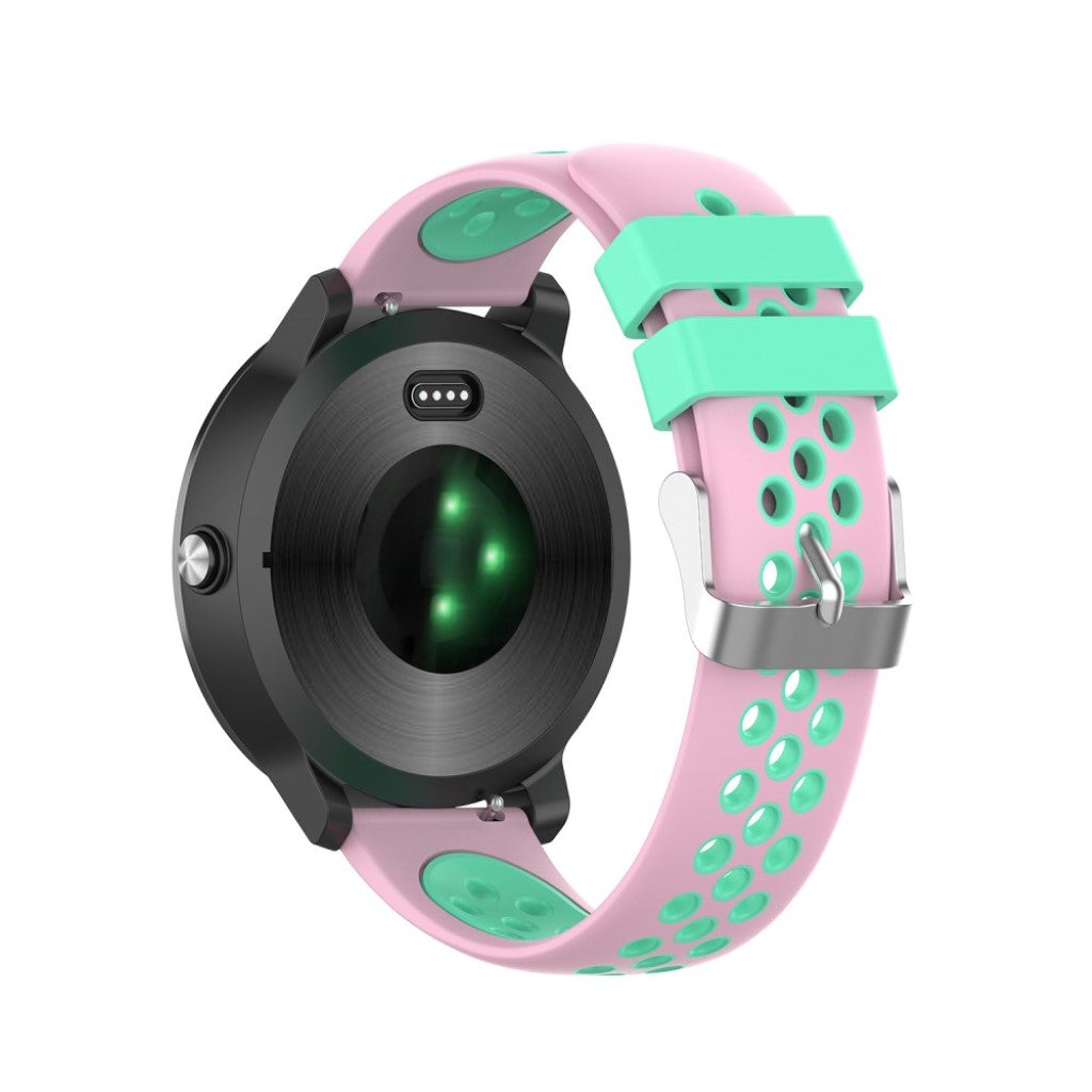 Meget smuk Garmin Vivoactive 3 Silikone Rem - Grøn#serie_9
