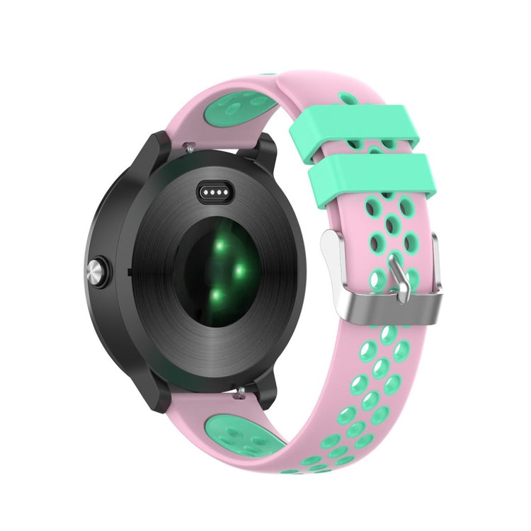 Meget smuk Garmin Vivoactive 3 Silikone Rem - Grøn#serie_9
