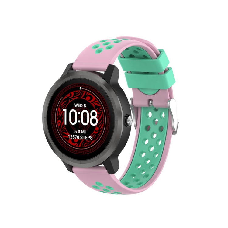 Meget smuk Garmin Vivoactive 3 Silikone Rem - Grøn#serie_9
