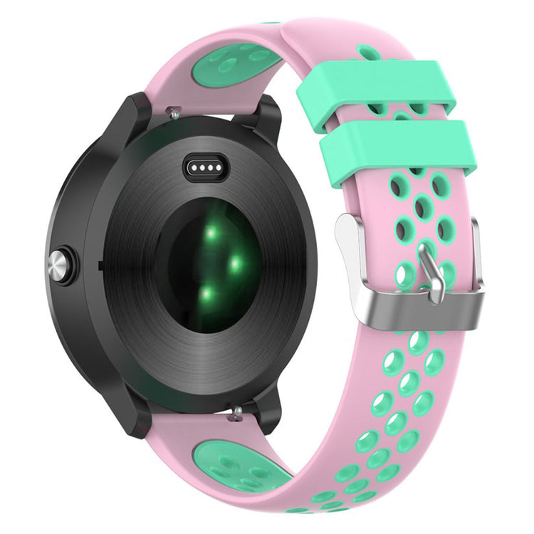 Meget smuk Garmin Vivoactive 3 Silikone Rem - Grøn#serie_9