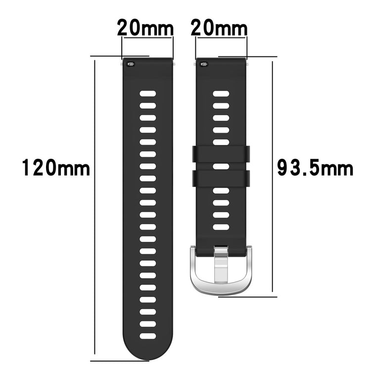 Vildt Skøn Silikone Universal Rem passer til Garmin Smartwatch - Orange#serie_4