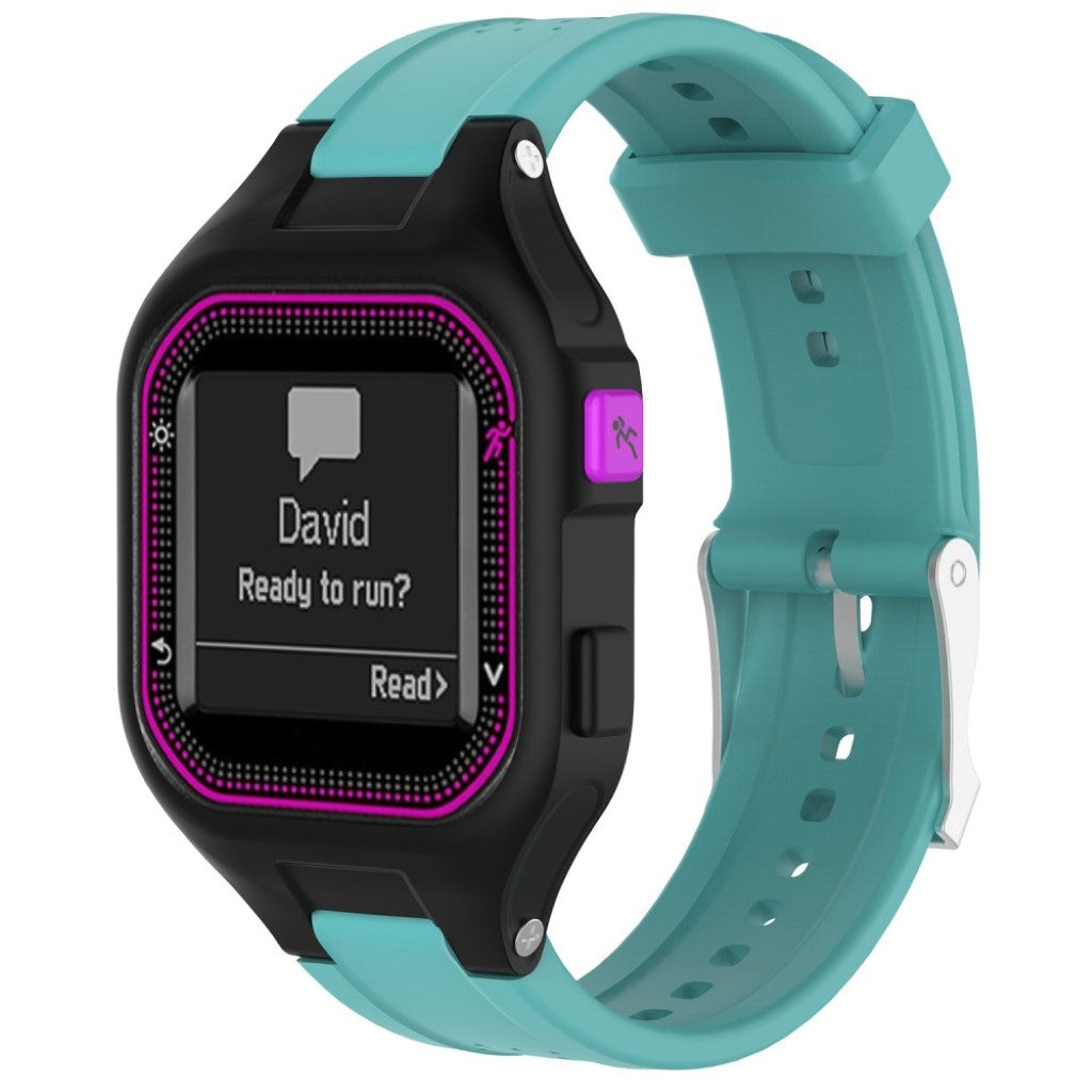 Mega cool Garmin Forerunner 25 Small Silikone Rem - Grøn#serie_2