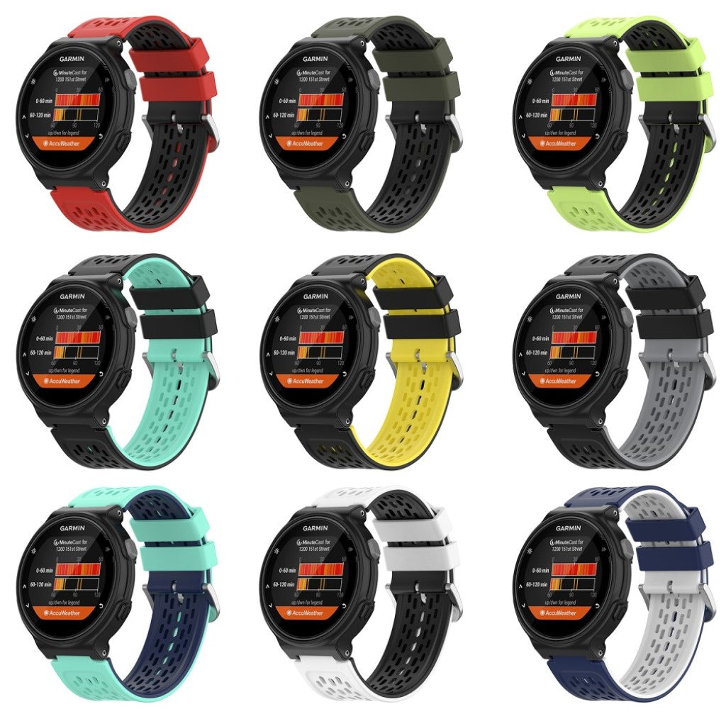 Vildt hårdfør Universal Garmin Silikone Rem - Grøn#serie_9