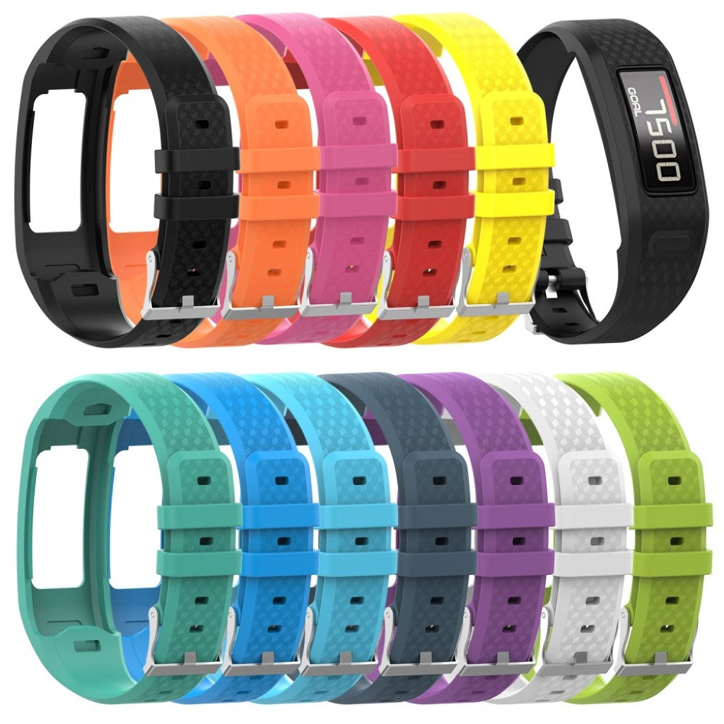 Rigtigt fantastisk Garmin Vivofit 2 Silikone Rem - Sort#serie_11