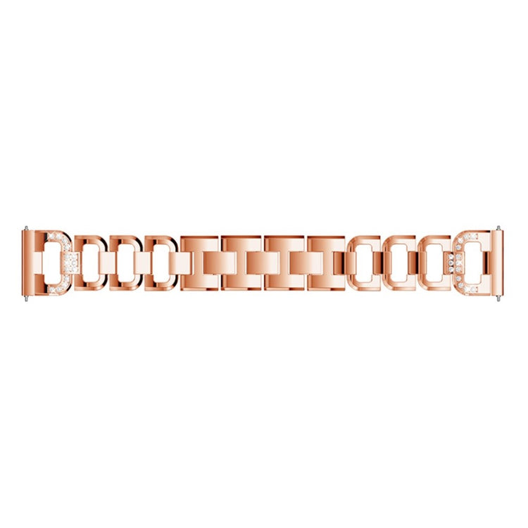 Helt vildt flot Garmin Forerunner 245 Metal og Rhinsten Rem - Pink#serie_3