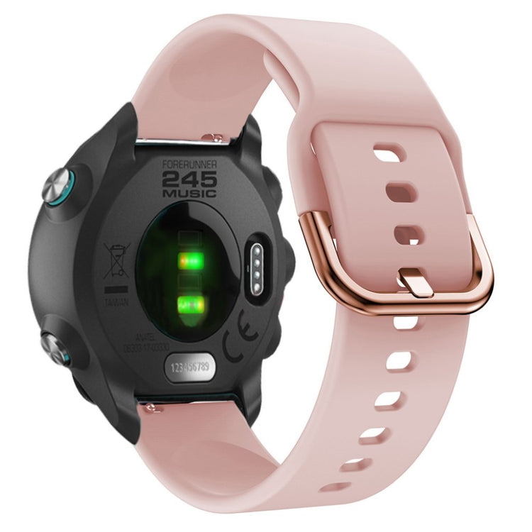 Rigtigt nydelig Garmin Forerunner 245 Silikone Rem - Pink#serie_4
