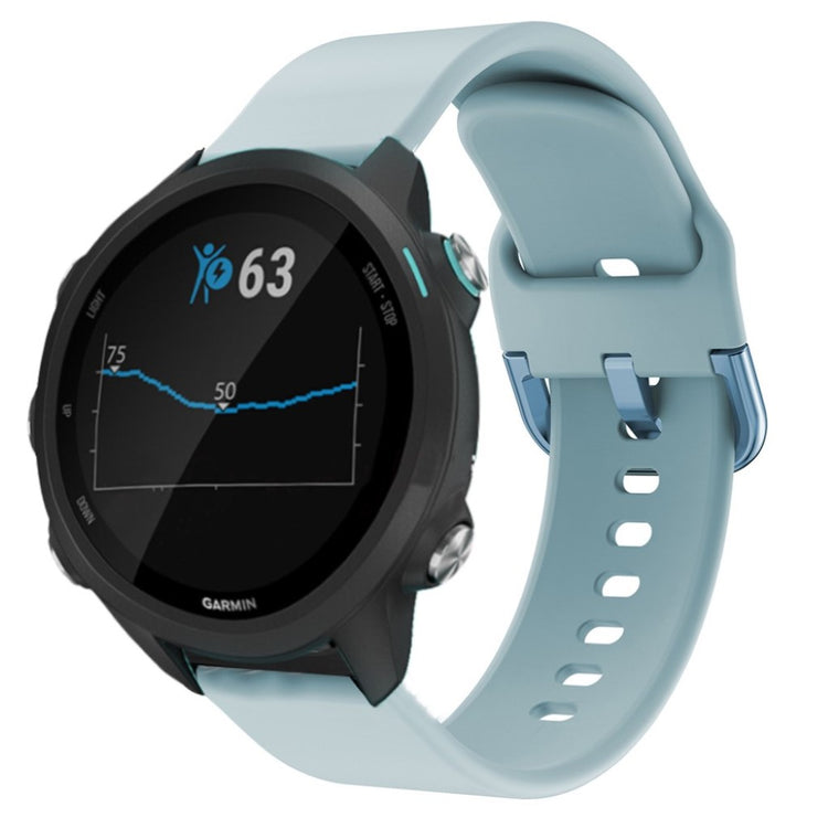 Rigtigt nydelig Garmin Forerunner 245 Silikone Rem - Blå#serie_7