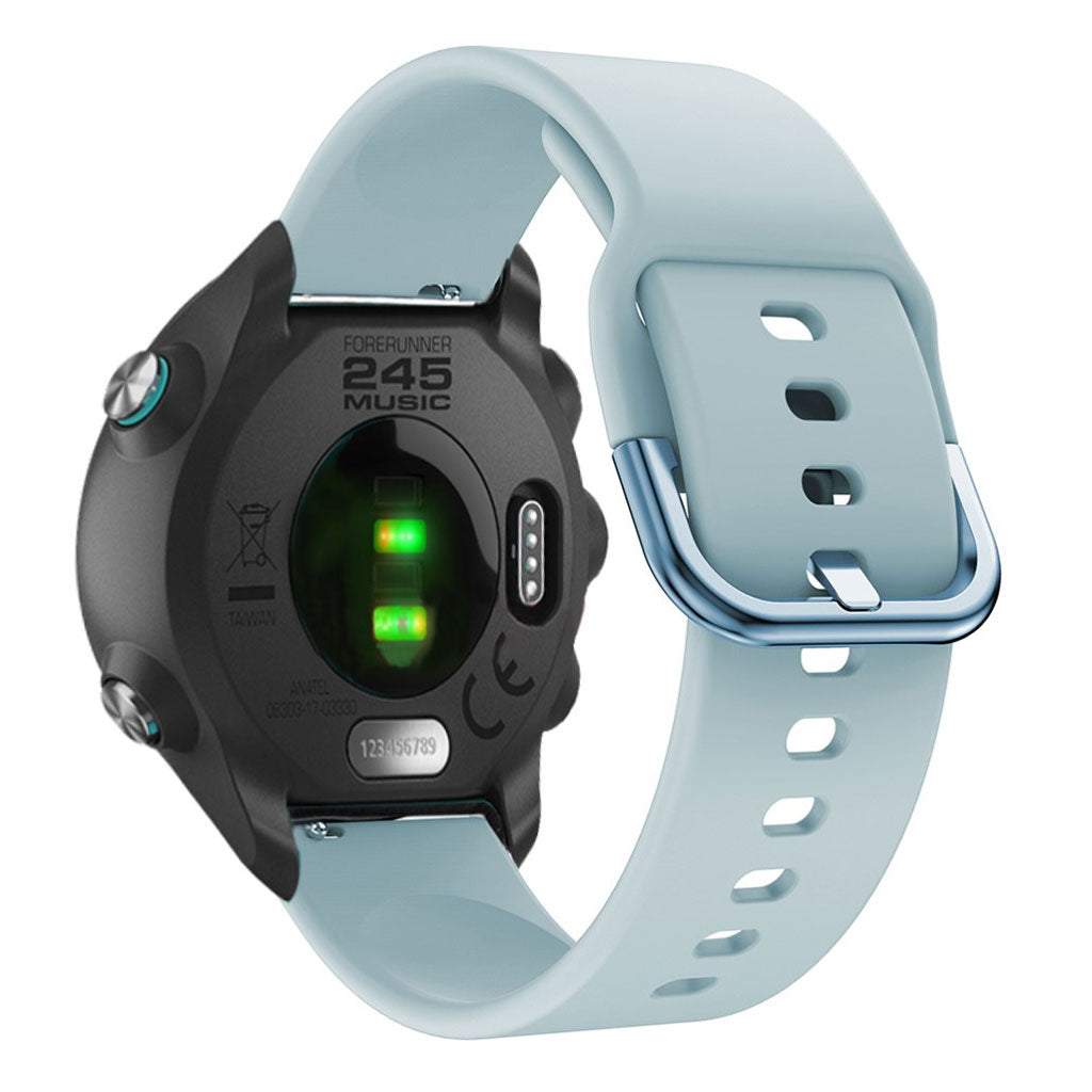 Rigtigt nydelig Garmin Forerunner 245 Silikone Rem - Blå#serie_7
