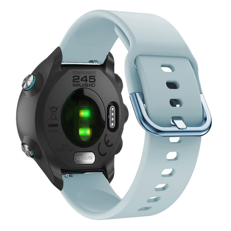Rigtigt nydelig Garmin Forerunner 245 Silikone Rem - Blå#serie_7