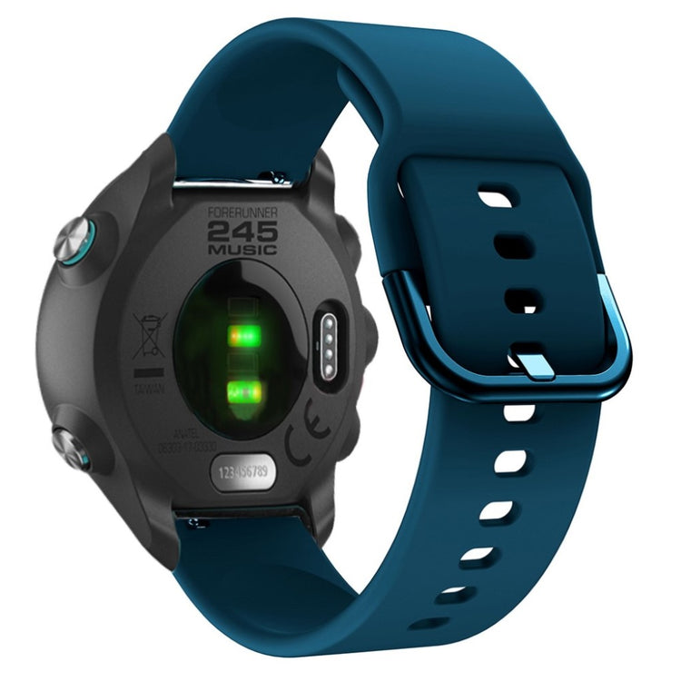 Rigtigt nydelig Garmin Forerunner 245 Silikone Rem - Blå#serie_8