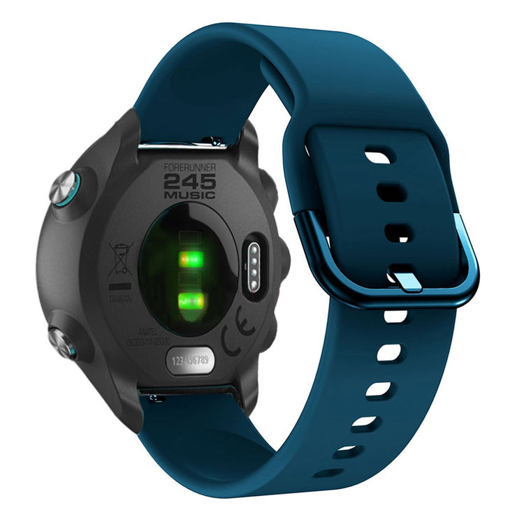 Rigtigt nydelig Garmin Forerunner 245 Silikone Rem - Blå#serie_8