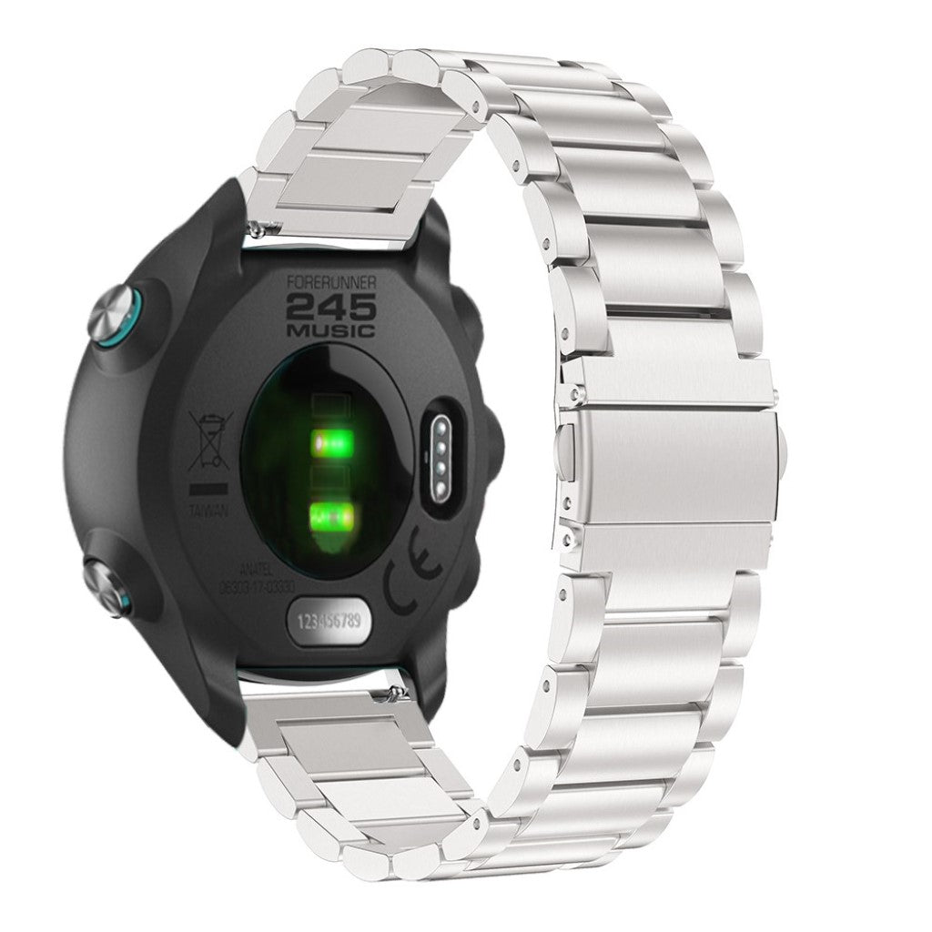 Super flot Garmin Forerunner 245 Metal Rem - Sølv#serie_6