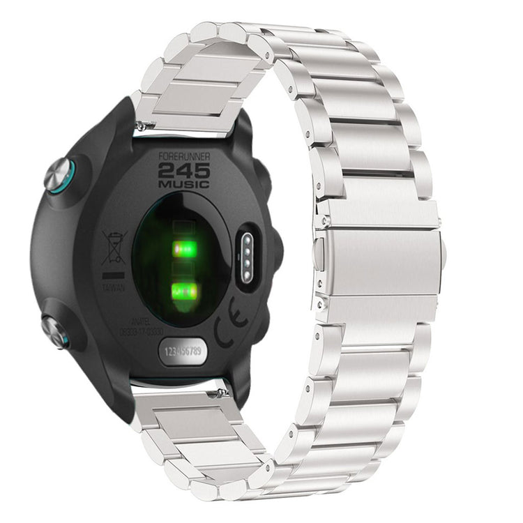 Super flot Garmin Forerunner 245 Metal Rem - Sølv#serie_6