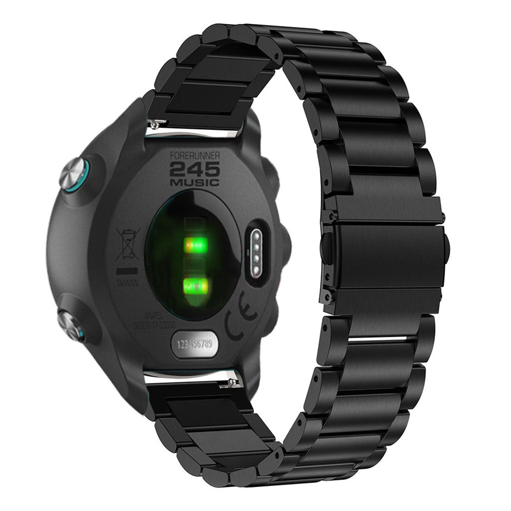 Meget godt Garmin Forerunner 245 Metal Rem - Sort#serie_1